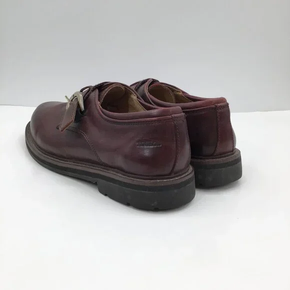 Vintage Men's 11 Toulon Amazonas Burgundy Shoes Monk Strap Leather Punk Gothic - Picture 6 of 13